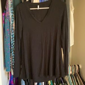Super soft long black shirt